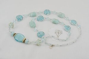 blue turquoise bead necklace