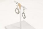 Sterling silver art nouveau earrings.