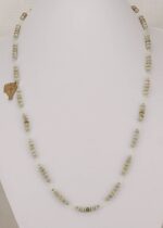 32 inch long, American pixie turquoise and Arizona jasper necklace.