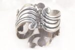Taxco sterling silver bracelet hinge view
