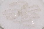 Raw, quartz rock, unpolished, naturally faceted, crystal, necklace