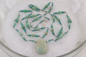 American pixie turquoise necklace.