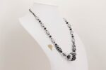 black and white beads necklace
