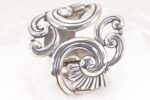 Taxco vintage sterling silver bracelet showing logo stamp.