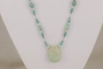 Unique, handmade, American pixie turquoise, necklace.