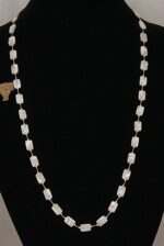 Freshwater pearl and mother of pearl necklace