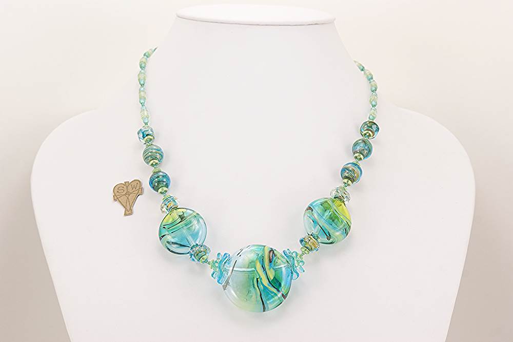 blue-green-silver-glass-bead-necklace
