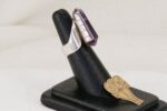 Raw nail head amethyst and sterling silver ring.