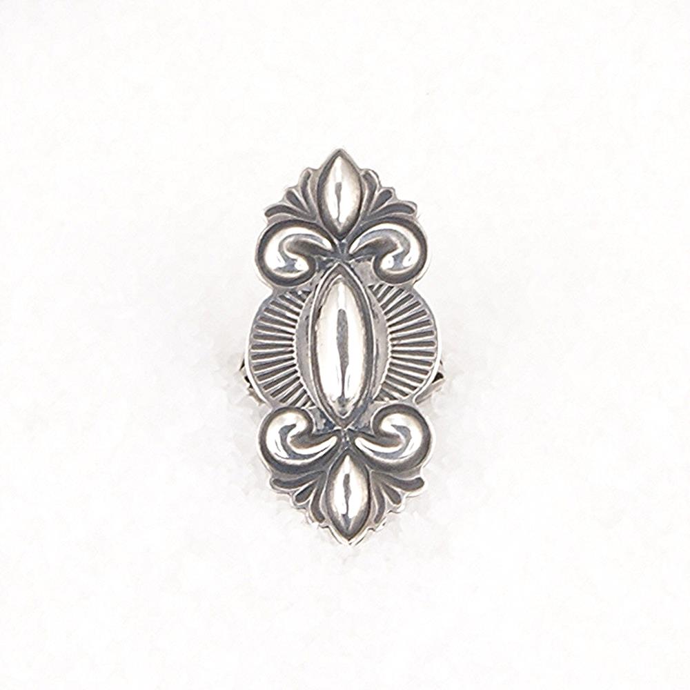 Vintage Navajo sterling silver ring.